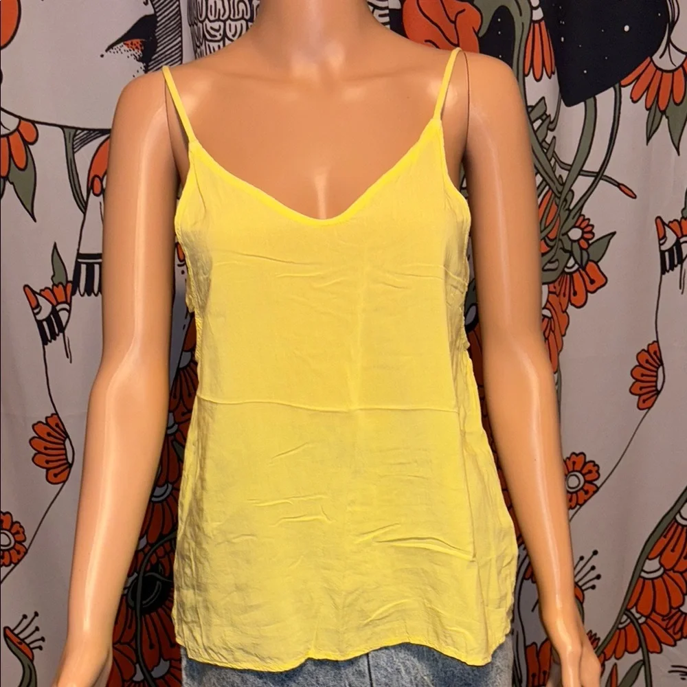 Project Social T Bright Yellow Tank Y2K - Picture 4 of 5